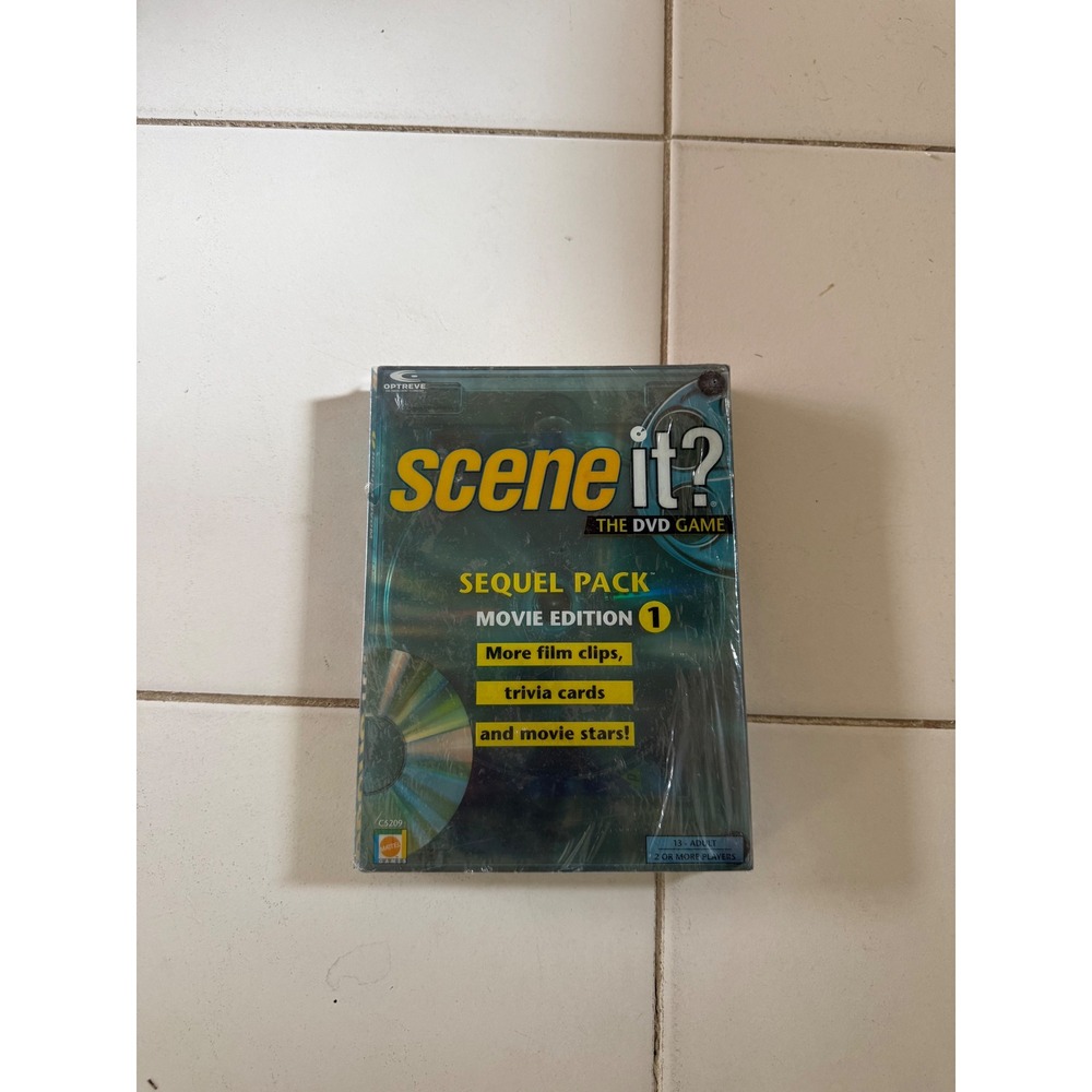 Scene It? Movie Edition Sequel Pack 1 DVD Game‎ Expansion NEW Sealed 2005